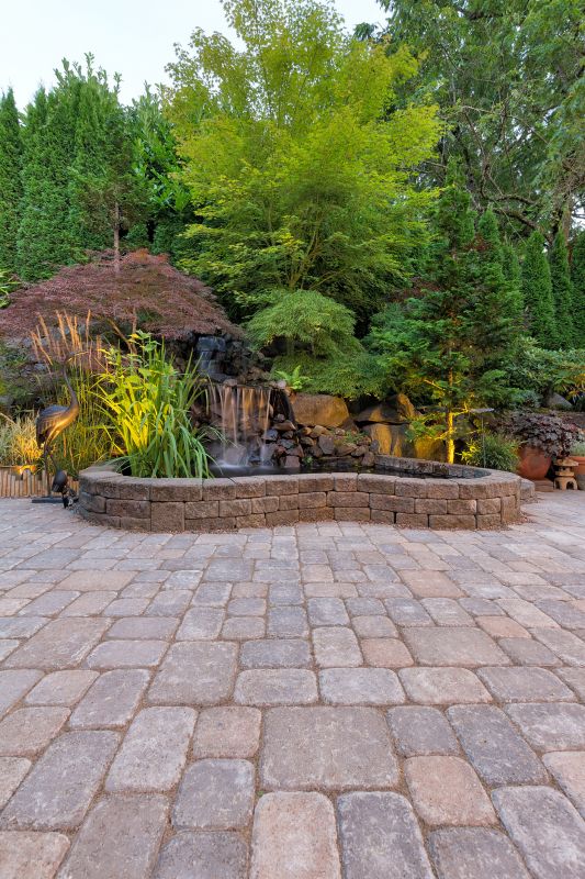 Paver Patio with Outdoor Features
